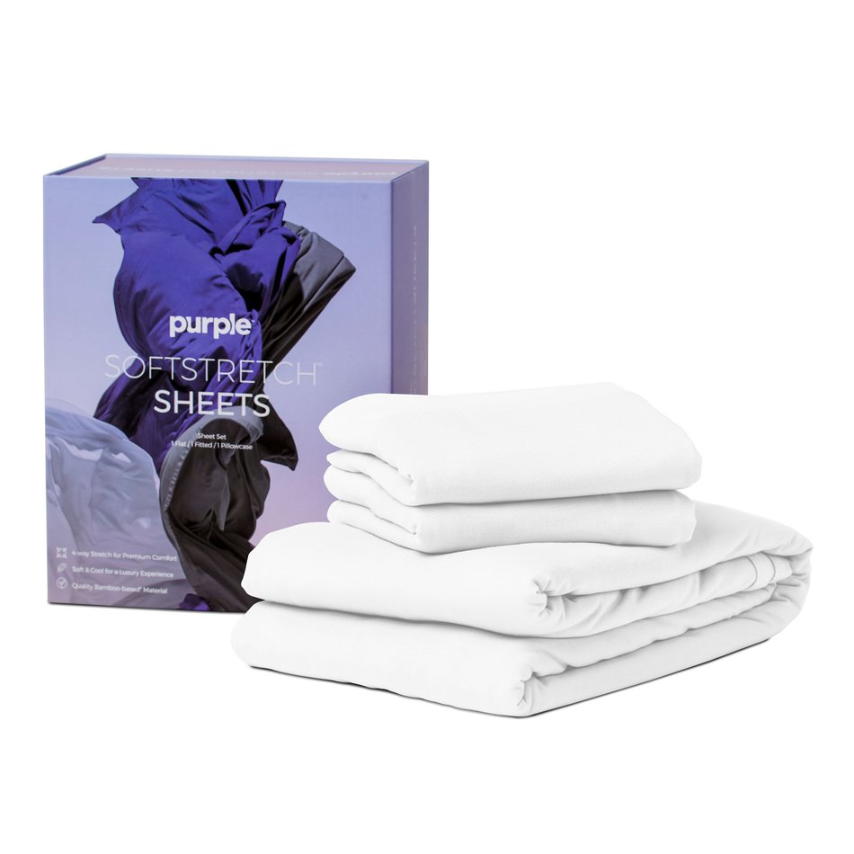 Split King White Sheet Set