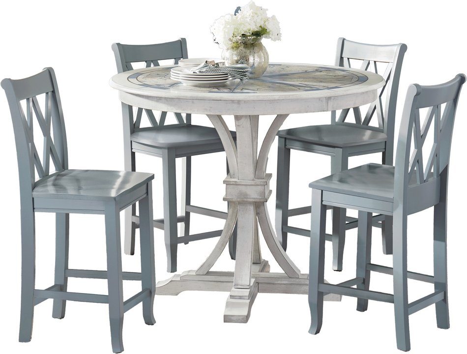 5 Piece Counter Table Set