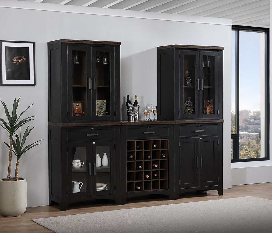 5 Piece Wall Bar Cabinet