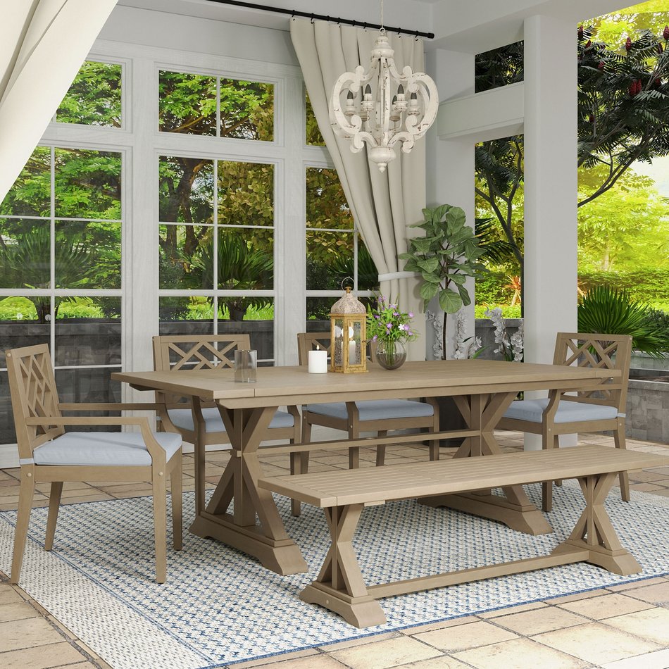 6 Piece Outdoor Dining Set