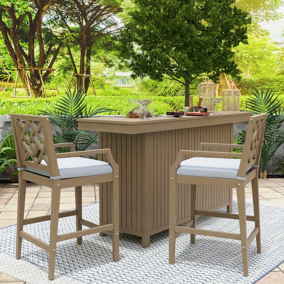5 Piece Outdoor Bar