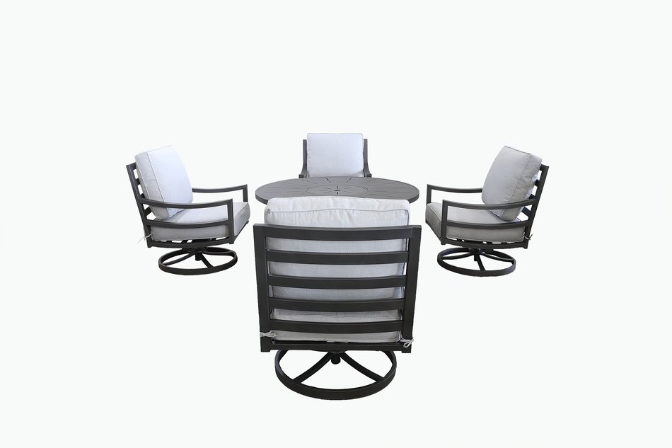 5 Piece Outdoor Fire Pit Set