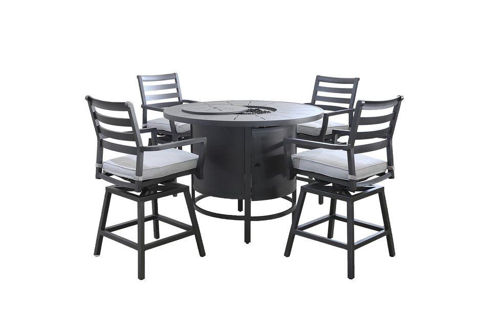 5 Piece Outdoor Fire Pit Set