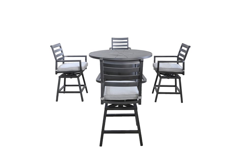 5 Piece Outdoor Fire Pit Set