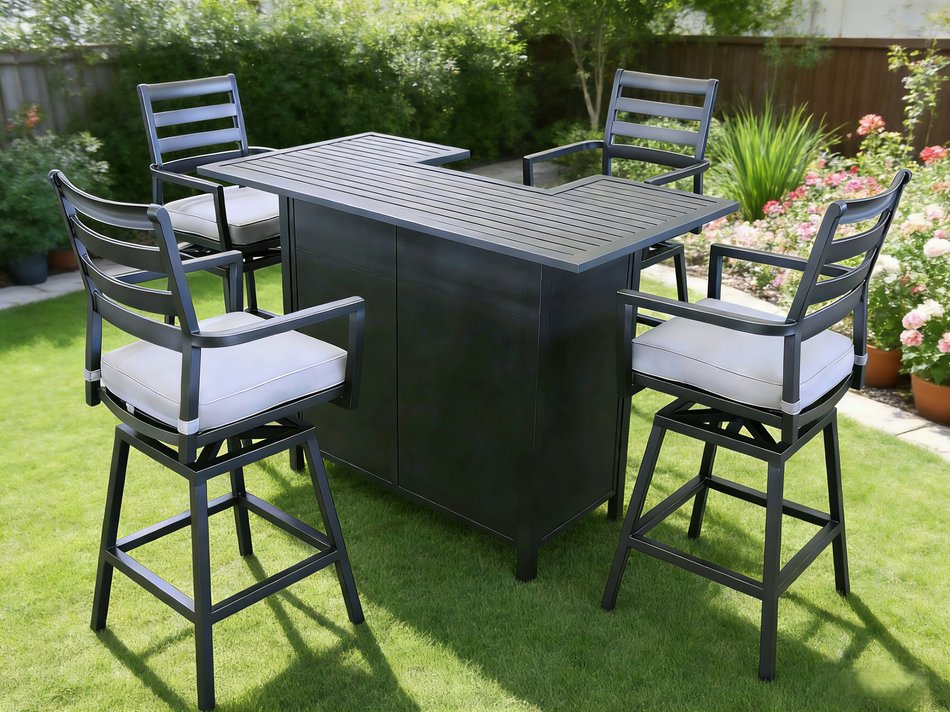 5 Piece Outdoor Bar