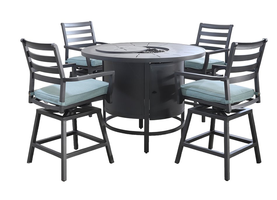 5 Piece Outdoor Fire Pit Set