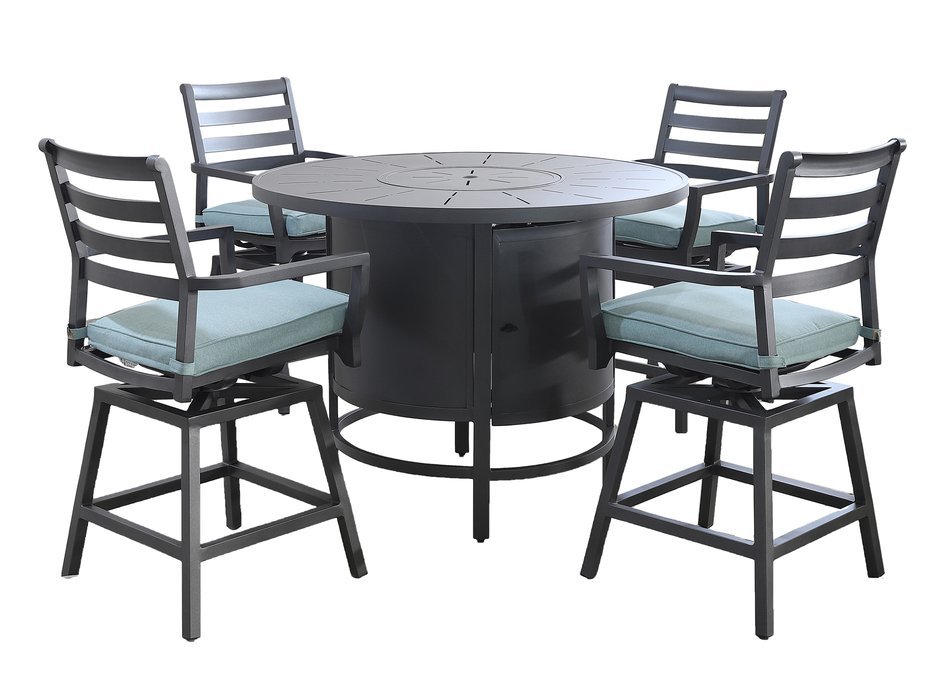 5 Piece Outdoor Fire Pit Set