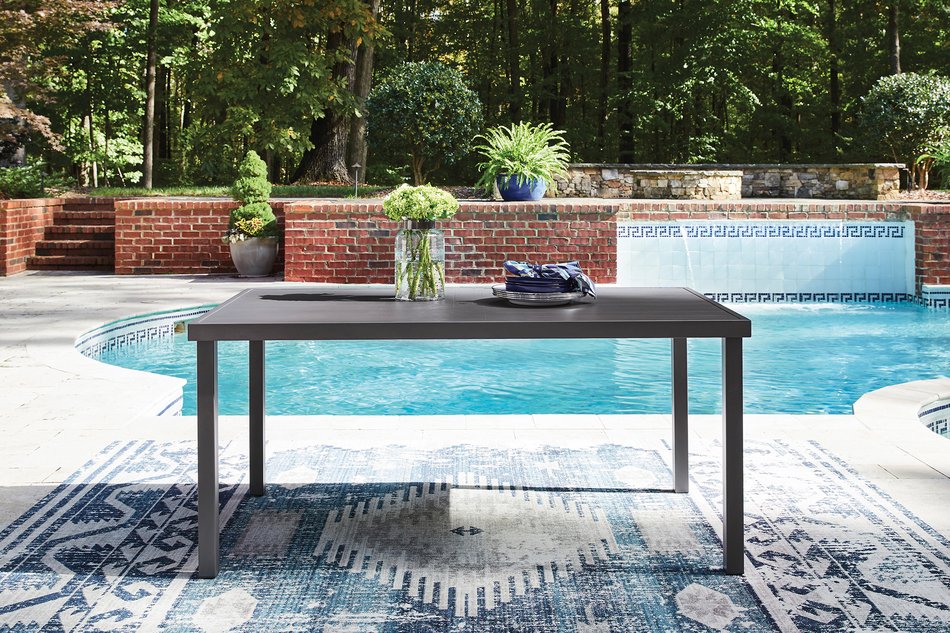 Outdoor Table w/Umbrella Hole