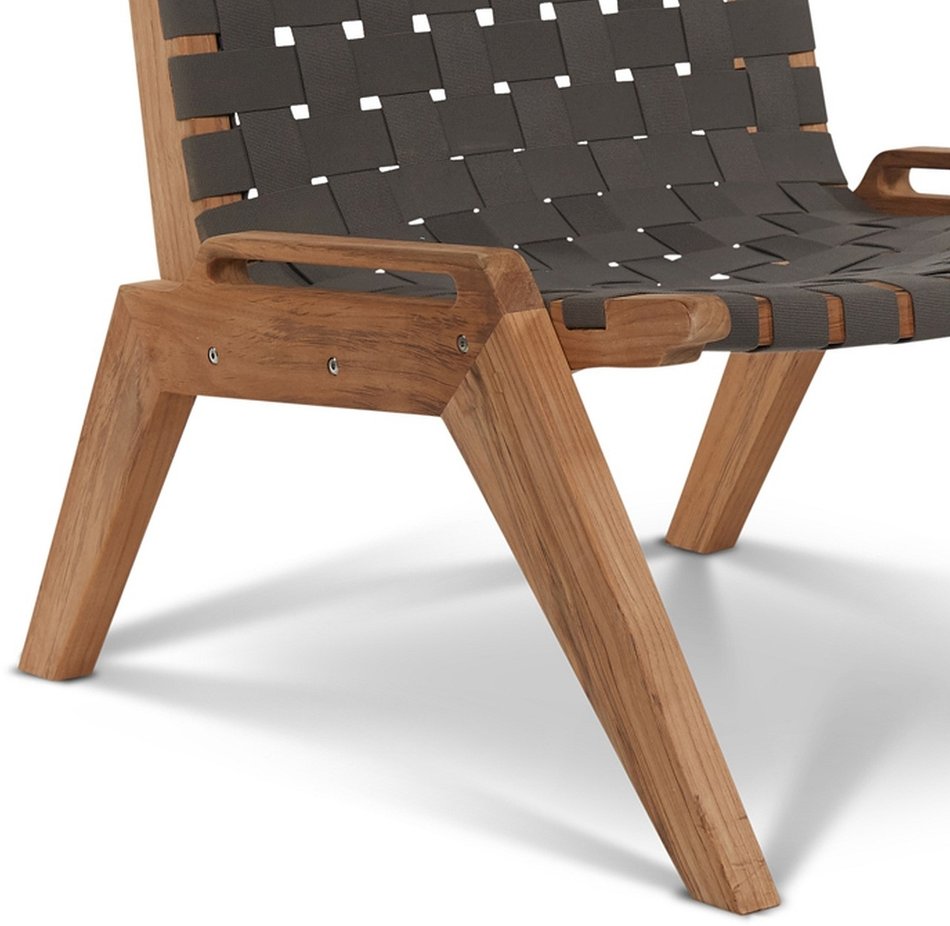 Outdoor Teak Woven chair