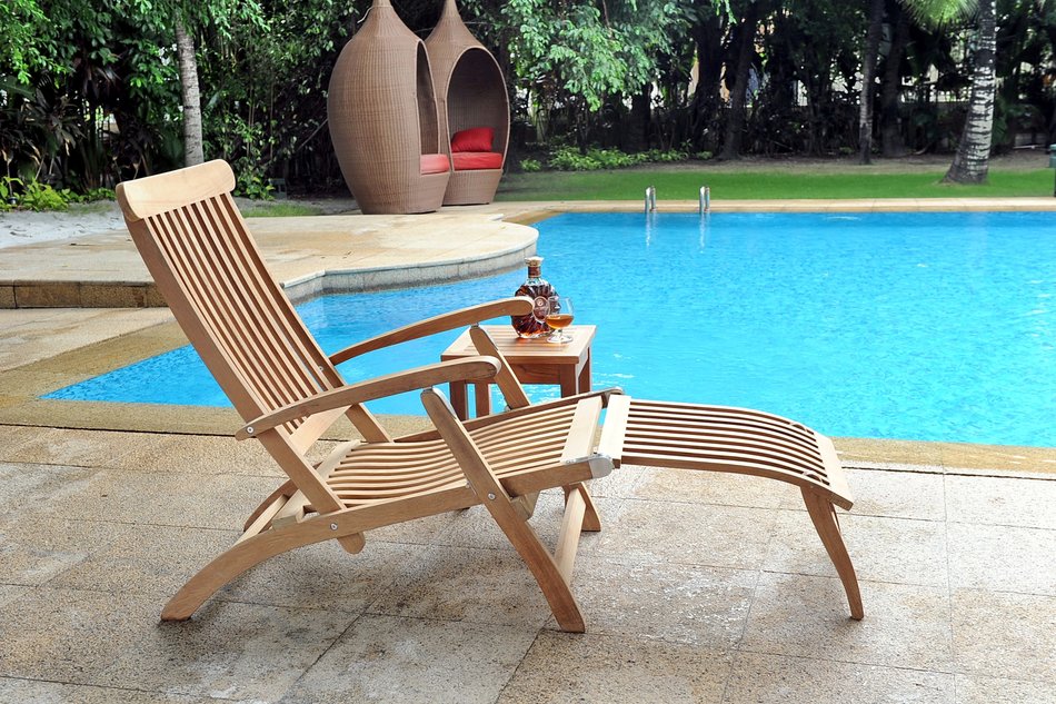 Teak Chaise
