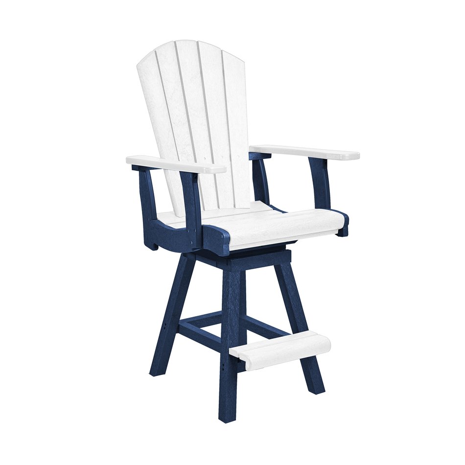 Upright Swivel Counter Stool